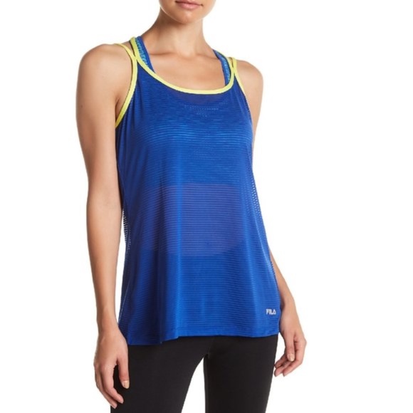 FILA USA Shine Singlet Tank Top - Picture 2 of 6